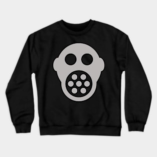 gray mask Crewneck Sweatshirt